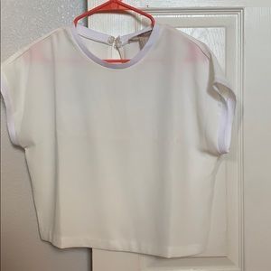 Forever 21 White Boxy Business Shirt